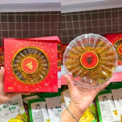 Khô Bò Miếng Úc Đầu Bò Vàng Đen 400g Mẫu Mới - Hộp Quà Tết