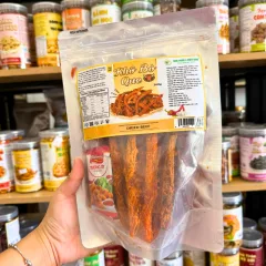 Khô Bò Que Thượng Hạng 300g - Túi Zip Bạc