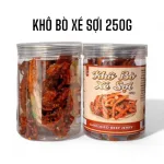 Khô Bò Xé Sợi Thượng Hạng Loại Ngon 250g Hộp Pet