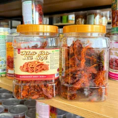 Khô Bò Xé Sợi Thượng Hạng Thơm Ngon 500g - Hộp Lớn