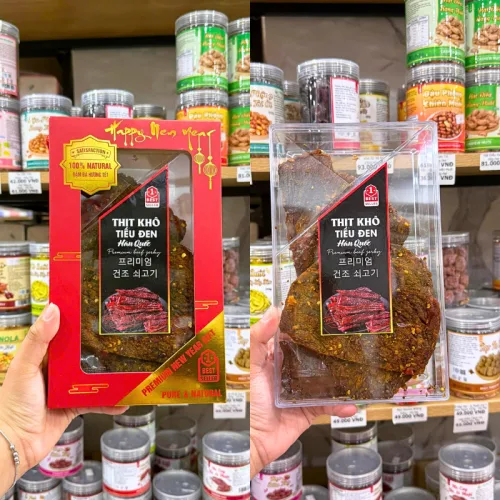Khô Bò Xuyên Tiêu HÀN QUỐC PREMIUM BEEF GERKY 500g