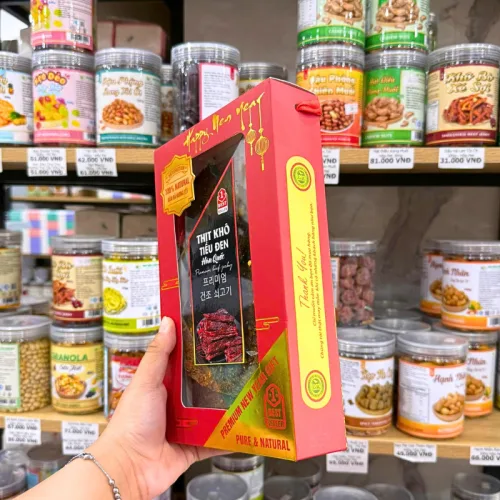 Khô Bò Xuyên Tiêu HÀN QUỐC PREMIUM BEEF GERKY 500g