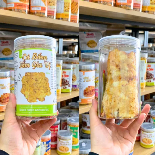 Khô Cá Bống Tẩm Gia Vị Miếng 200g Hộp