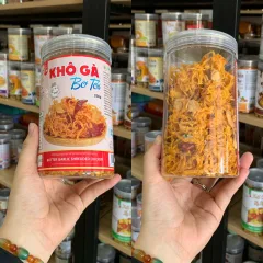 Khô Gà Bơ Tỏi Thơm Ngon 250g - Hũ Pet