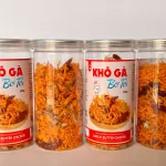 Khô Gà Bơ Tỏi Thơm Ngon 300g Hộp