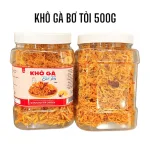 Khô Gà Bơ Tỏi Thơm Ngon 500g hộp