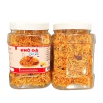 Khô Gà Bơ Tỏi Thơm Ngon 500g hộp