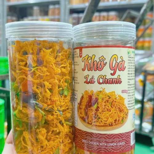 Khô Gà Lá Chanh Loại Ngon 300g Hộp