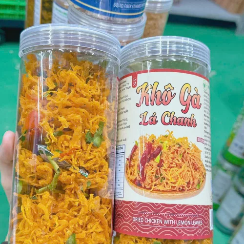 Khô Gà Lá Chanh Loại Ngon 300g Hộp