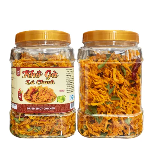 Khám phá Khô Gà Lá Chanh Loại Ngon 500g Hộp thuộc nhóm Khô gà, trâu, bò, mực các loại