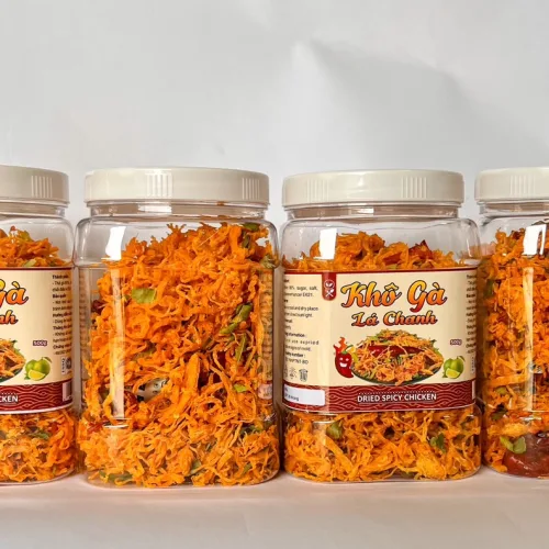 Khô Gà Lá Chanh Loại Ngon 500g Hộp