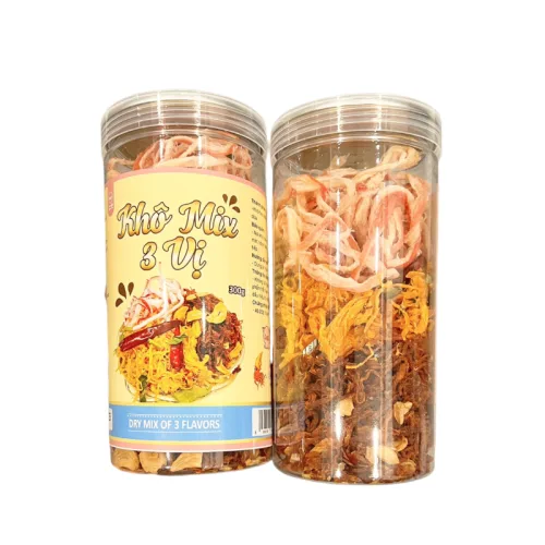 Khô Mix 3 Vị ( Heo -Mực - Gà ) 300g Hộp