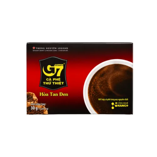Cà Phê Hoà Tan Đen G7 Dạng Hộp 30g