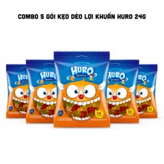Combo 5 Gói Kẹo Dẻo Lợi Khuẩn Huro 24g