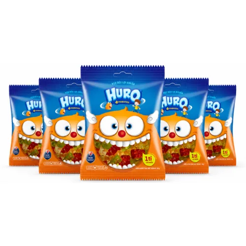 Combo 5 Gói Kẹo Dẻo Lợi Khuẩn Huro 24g