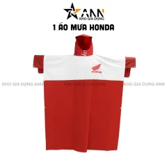 1 Áo Mưa Honda Vải Polyester Chống Thấm Nước