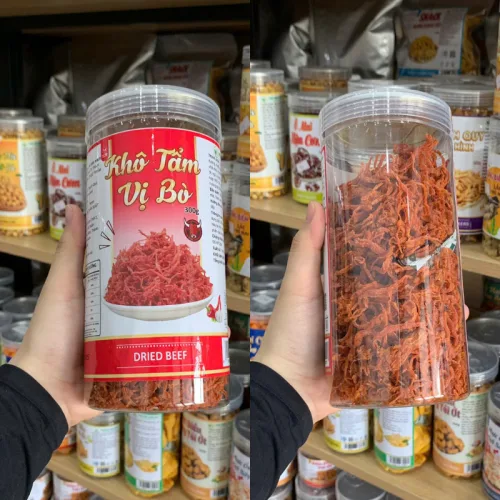 Khô Tẩm Vị Bò 300g Hộp Pet Thơm Ngon