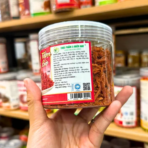 Khô Tẩm Vị Bò Mini 150g Hộp Pet Thơm Ngon