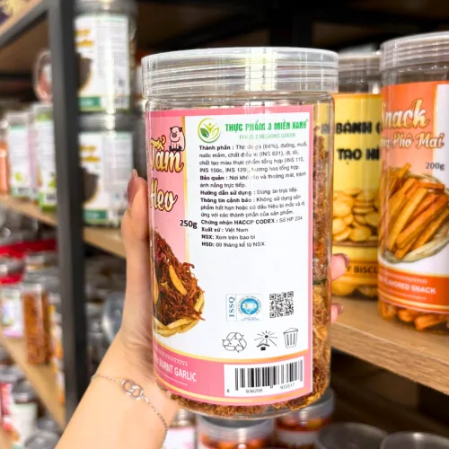 Khô Tẩm Vị Heo 250g Hộp Pet Thơm Ngon