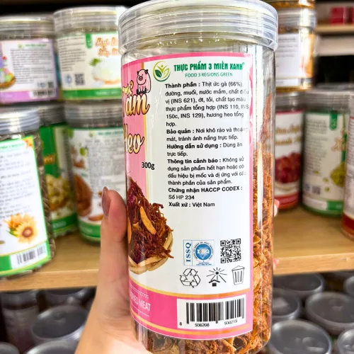 Khô Tẩm Vị Heo 300g Hộp Pet Thơm Ngon