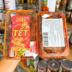 Khô Trâu  Xé Sợi Tẩm Vị Bò Thơm Ngon 200g - Hộp Chữ Nhật Nhỏ
