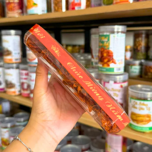Khô Trâu  Xé Sợi Tẩm Vị Bò Thơm Ngon 200g - Hộp Chữ Nhật Nhỏ