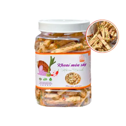 Khoai Môn Sấy Mắm Hành Thơm Ngon Hộp 500g