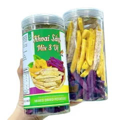Khoai Sấy Mix 3 Vị Thơm Ngon 300g Hộp