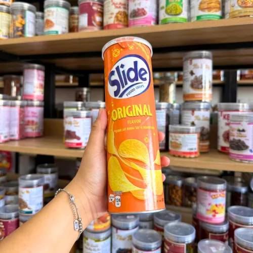 Khoai Tây Slide Lon 90g 4 Vị Thơm Ngon(Hộp Vừa)