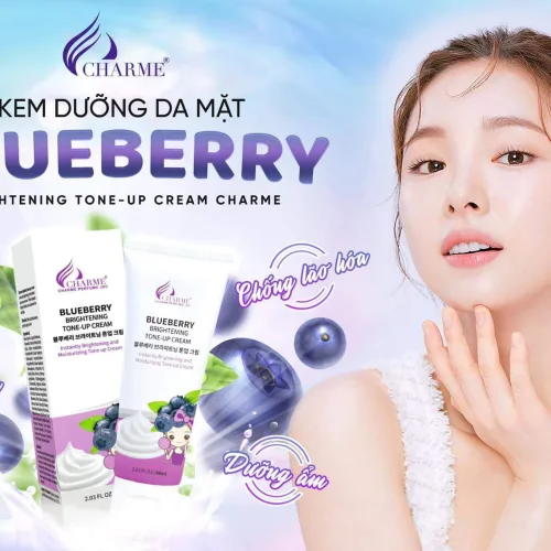 Khởi sắc làn da với Kem dưỡng da mặt Blueberry Brighttening Tone Up Cream Charme