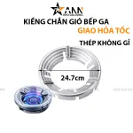 Combo 2 Kiềng Bếp Chắn Gió - Kiềng Bếp Ga Thép Không Gỉ 24.7x4.5cm