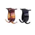 Lố 12 Kẹp Càng Cua 3 Răng 2 Màu Nâu Và Đen