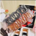 Lố 12 Kẹp Càng Cua 3 Răng 2 Màu Nâu Và Đen