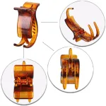 Lố 12 Kẹp Càng Cua 3 Răng 2 Màu Nâu Và Đen