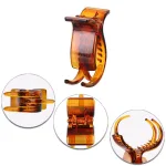 Lố 12 Kẹp Càng Cua 3 Răng 2 Màu Nâu Và Đen