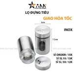 Lọ Đựng Tiêu Inox Nắp Xoay Tiện Dụng