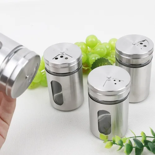 Lọ Đựng Tiêu Inox Nắp Xoay Tiện Dụng