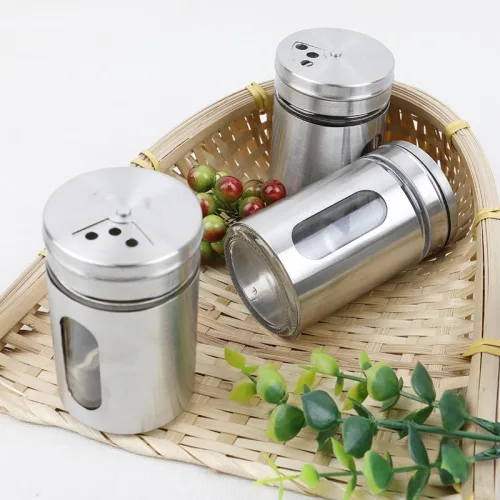 Lọ Đựng Tiêu Inox Nắp Xoay Tiện Dụng