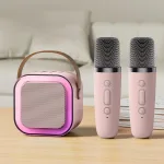 Loa Bluetooth Mini Kèm 2 Mic Karaoke