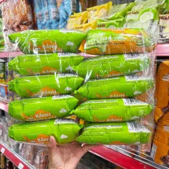 Lốc 10 Cái Bánh Bông Lan Tươi Trứng Sữa Kim Nguyên Vị Matcha 60g - Bịch Xanh Lá