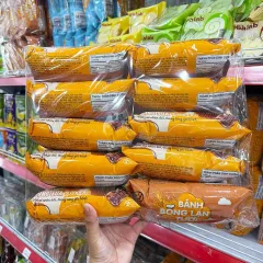 Lốc 10 Cái Bánh Bông Lan Tươi Trứng Sữa Kim Nguyên Vị Socola 60g - Bịch Nâu