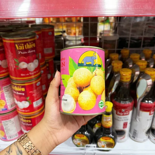Long Nhãn Nước Đường Long An Lon 565g