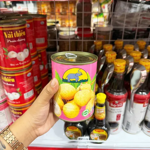 Long Nhãn Nước Đường Long An Lon 565g
