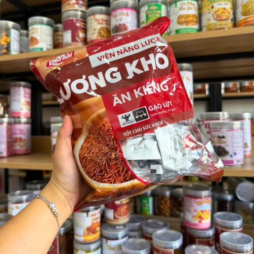 Lương Khô Viên Năng Lượng Việt Thái - Lương Khô Gạo Lứt - Lương Khô Hạnh Nhân