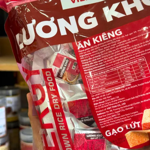 Lương Khô Viên Năng Lượng Việt Thái - Lương Khô Gạo Lứt - Lương Khô Hạnh Nhân