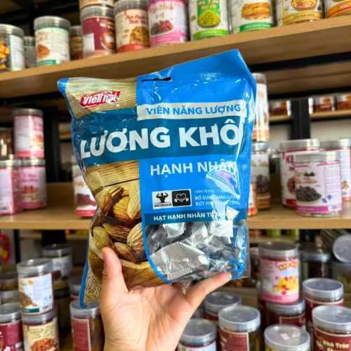 Lương Khô Viên Năng Lượng Việt Thái - Lương Khô Gạo Lứt - Lương Khô Hạnh Nhân