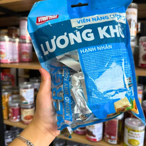 Lương Khô Viên Năng Lượng Việt Thái - Lương Khô Gạo Lứt - Lương Khô Hạnh Nhân