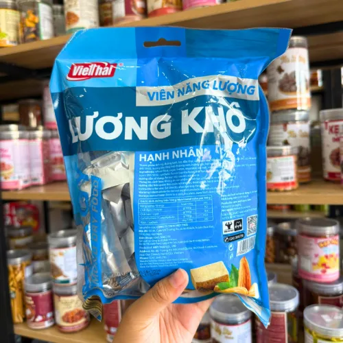 Lương Khô Viên Năng Lượng Việt Thái - Lương Khô Gạo Lứt - Lương Khô Hạnh Nhân