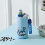 Ly Giữ Nhiệt Inox Hoạt Hình - Cốc Giữ Nhiệt Có Quai Cho Bé 420ml