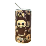 Ly Giữ Nhiệt Labubu 600ml Kèm Ống Hút 16x7.5x7.5cm